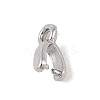 Non-Tarnish 304 Stainless Steel Ice Pick Pinch Bails STAS-Z058-01P-04-1