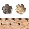 Natural Black Shell Carved Beads SSHEL-Z002-02B-3
