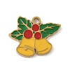 Christmas Themes 304 Stainless Steel Enamel Charms STAS-K312-04D-G-1