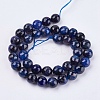 Natural Agate Round Beads Strand G-L084-10mm-27-2