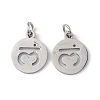 Non-Tarnish 304 Stainless Steel Charms STAS-Q201-T451P-1