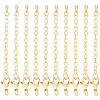 20 Sets Long-Lasting Plated Brass Chain Extender KK-BBC0001-06-1