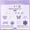 100Pcs 19 Styles Transparent & Opaque Acrylic Beads MACR-FS0002-37-4