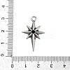 316 Surgical Stainless Steel Micro Pave Cubic Zirconia Pendants STAS-G349-01AS-01-3