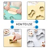 Tarnish Resistant 304 Stainless Steel Cookie Cutters DIY-E012-78-3