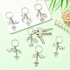 9Pcs 3 Style Sports Alloy Keychains KEYC-YW00249-5