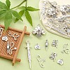 40Pcs 8 Styles Medical Theme Tibetan Style Alloy Pendants TIBEP-YW0001-92-4