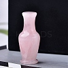 Natural Rose Quartz Carved Healing Vase Figurines PW-WG21325-01-1