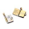 304 Stainless Steel Pendants SA-CBA694E-01GP-06-3