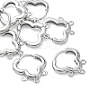 SHEGRACE Brass Hoop Earrings Findings XGR0156P-93P-1