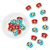 16Pcs 2 Style Television/Telephone Food Grade Silicone Focal Beads SIL-GO0001-16-1
