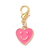Alloy Enamel Pendant Decorations HJEW-JM03896-4