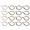 Brass Hoop Earrings KK-CD0001-10-16