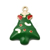 Christmas Alloy Enamel Pendants FIND-Z103-03G-04-1