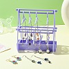 2 Layers Hanger Style Acrylic Earring Storage Display Rack ST-CJ0034-01A-6