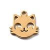304 Stainless Steel Charms STAS-K272-01B-G-1