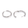Tarnish Resistant 201 Stainless Steel Huggie Hoop Earrings EJEW-O095-05-13-3