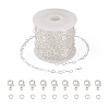 DIY Chain Bracelet Necklace Making Kit DIY-TA0003-74-4