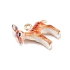 Animal Alloy Enamel Pendants LS-ENAM-P264-03A-G-2