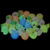 30Pcs 10 Styles Luminous Resin Cabochons CRES-SC0003-18-7