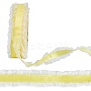 10 Yards Polyester Pleated Lace Trim OCOR-WH0080-93B-1