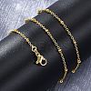 Brass Satellite Chains Necklaces for Women NJEW-D302-61G-4