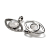 Natural Quartz Crystal Pendants G-G147-07AS-05-2