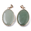 Natural Green Aventurine Pendants LS-G-N326-31B-2