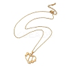 PVD Vacuum Plating 201 Stainless Steel Pendant Necklaces NJEW-R267-02U-G-2