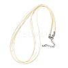1MM Waxed Cord 5-Strand Necklace Making MAK-C005-01S-1