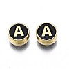 Alloy Enamel Beads ENAM-N052-006-02A-RS-2