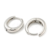 Rack Plating Brass Hoop Earrings EJEW-C102-30E-P-2