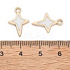 Alloy Enamel Pendants ENAM-G235-11G-02-3