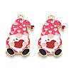 Alloy Enamel Pendants X-ENAM-T022-01D-1