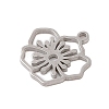 Non-Tarnish 304 Stainless Steel Pendants STAS-S139-06P-12-2