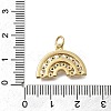 Brass Micro Pave Cubic Zirconia Pendants KK-D431-013G-3