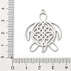 Hollow 304 Stainless Steel Pendants LS-STAS-D202-02P-3