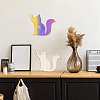 Cat Wood Unfinished Wood Cutouts DIY-WH0430-319A-6