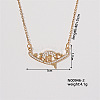 Chic Minimalist Dolphin Brass Micro Pave Cubic Zirconia Pendant Necklaces FG4743-2-1