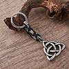 304 Stainless Steel Triqueta Keychains LS-GS1230-2