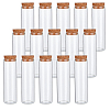 15Pcs Mini High Borosilicate Glass Bottle Bead Containers BOTT-OC0001-01-1