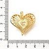Brass Micro Pave Cubic Zirconia Pendants KK-B128-10G-3