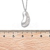 304 Stainless Steel Pendant Necklace NJEW-K255-23P-5