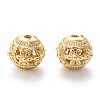 Alloy Hollow Beads PALLOY-P238-24G-RS-2