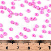 8/0 3mm Baking Paint Glass Seed Beads Loose Spacer Beads X-SEED-S002-K2-5