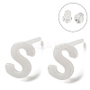 Hypoallergenic Bioceramics Zirconia Ceramic Stud Earrings EJEW-F340-04S-1