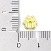Brass Pave Clear Cubic Zirconia Beads LS-KK-F875-13G-3