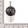 304 Stainless Steel Pendants STAS-K283-09EB-3
