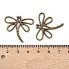 Dragonfly Tibetan Style Alloy Pendants TIBEP-R344-16AB-FF-3