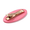 Oval with Word Love Resin Alligator Hair Clips LS-PHAR-D015-01C-2